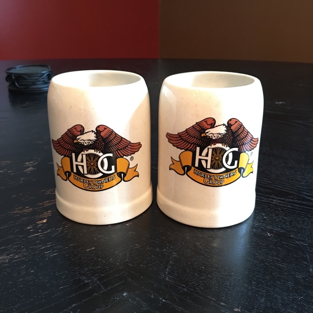 Vintage 90's Harley-Davidson Mugs